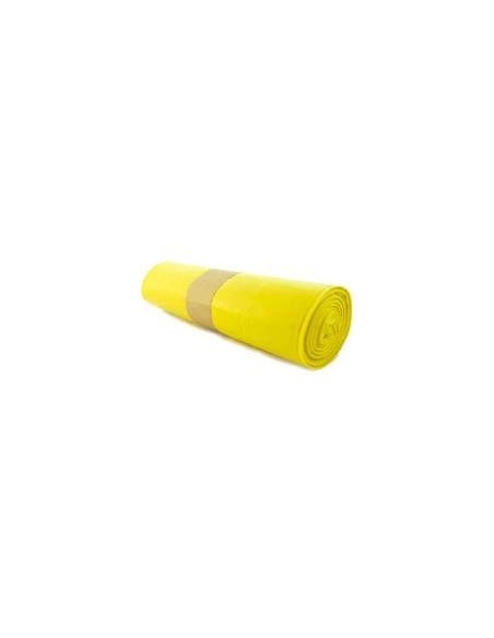 ROLLO SACO BASURA AMARILLO, 85 x 105, 100L, g.140 (10 uni/rollo)