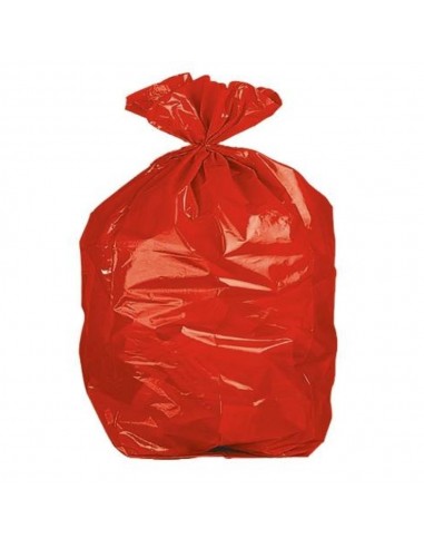 ROLLO SACO BASURA ROJO, 85 x 105, 100L, g.140...