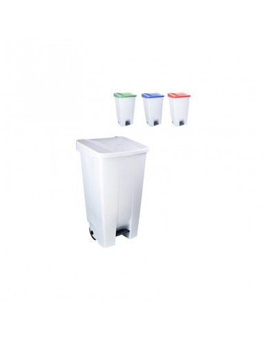 CONTENEDOR 60 LITROS PRACTIK. C/RUEDAS Y PEDAL