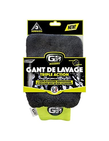 GS27 SCRATCH FREE TRIPLE ACTION WASH MITT