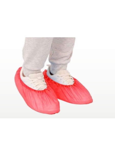 Cubre zapatos de polietileno reforzados y antideslizantes