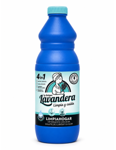 LEJIA CON DETERGENTE AZUL, LA LAVANDERA 1,5 L.