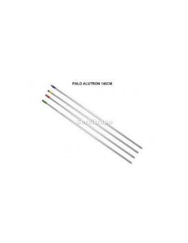 PALO ALUTRON VERDE 140 cm. (CON AGUJERO PARA MOPA)