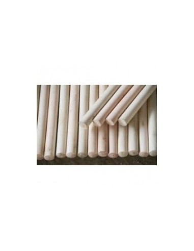 PALO MADERA NATURAL CON ROSCA, 150 cm.
