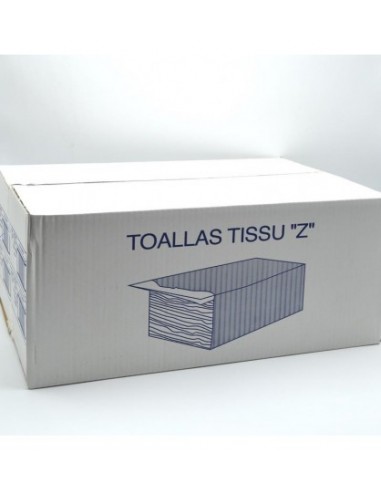 PAPEL SECAMANOS TIPO Z (caja de 3.000 uni, 20...